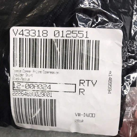 Tommie Copper Posture Short Sleeve & A Line Shoulder Compression Shirt Size M - Picture 8 of 12